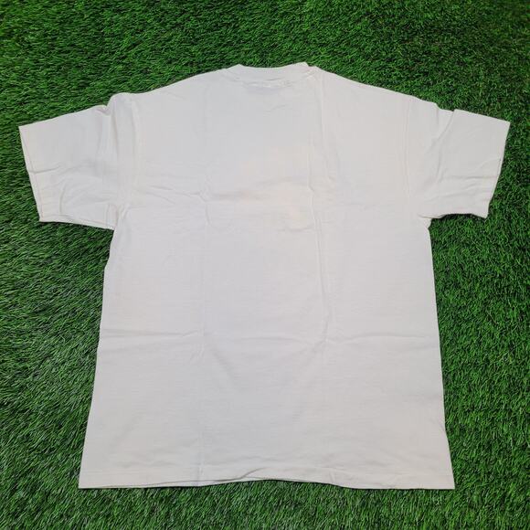 VTG 90s Puff Print Connecticut Daffodil Flower T-Shirt Mens Medium Floral Tee - Picture 5 of 6